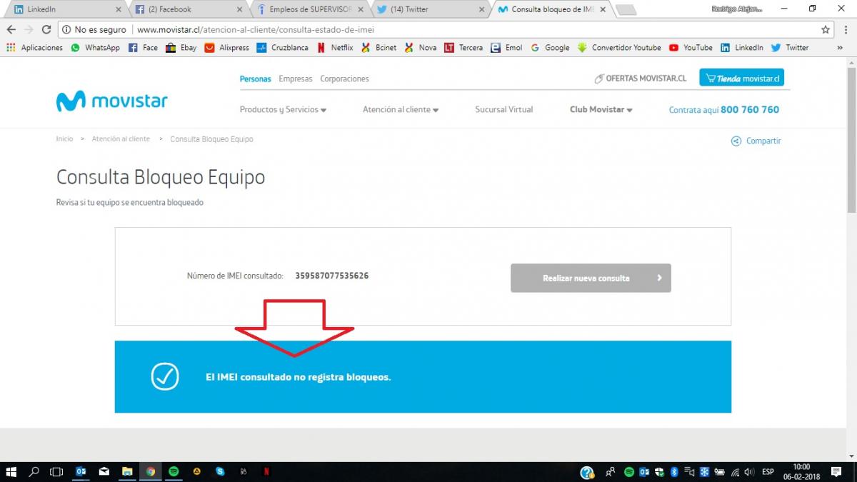 Movistar Bloqueo De Imei Solucionado! RECLAMOS.CL