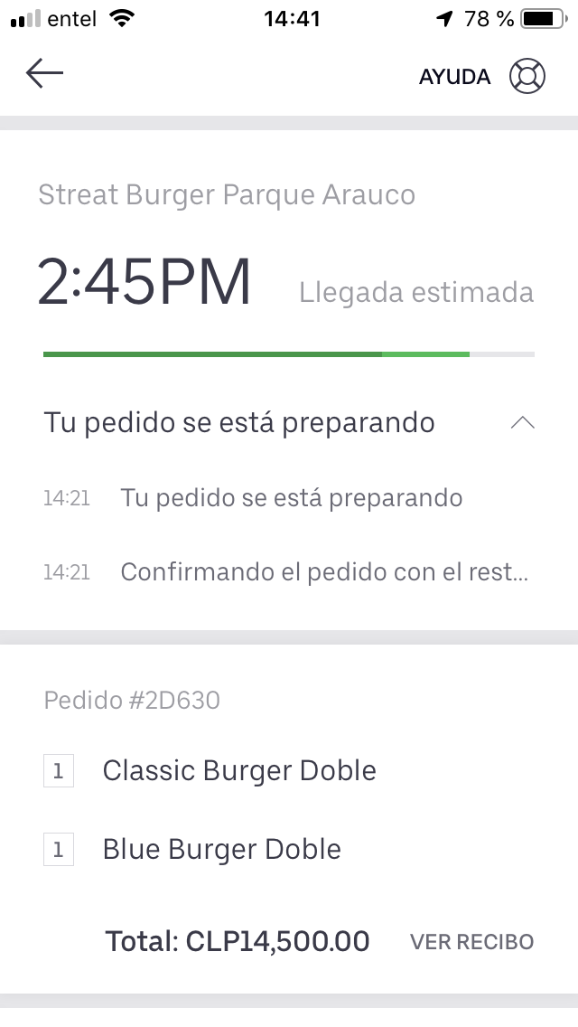 Uber Eats Imposibilidad De Cancelar Reclamos Cl