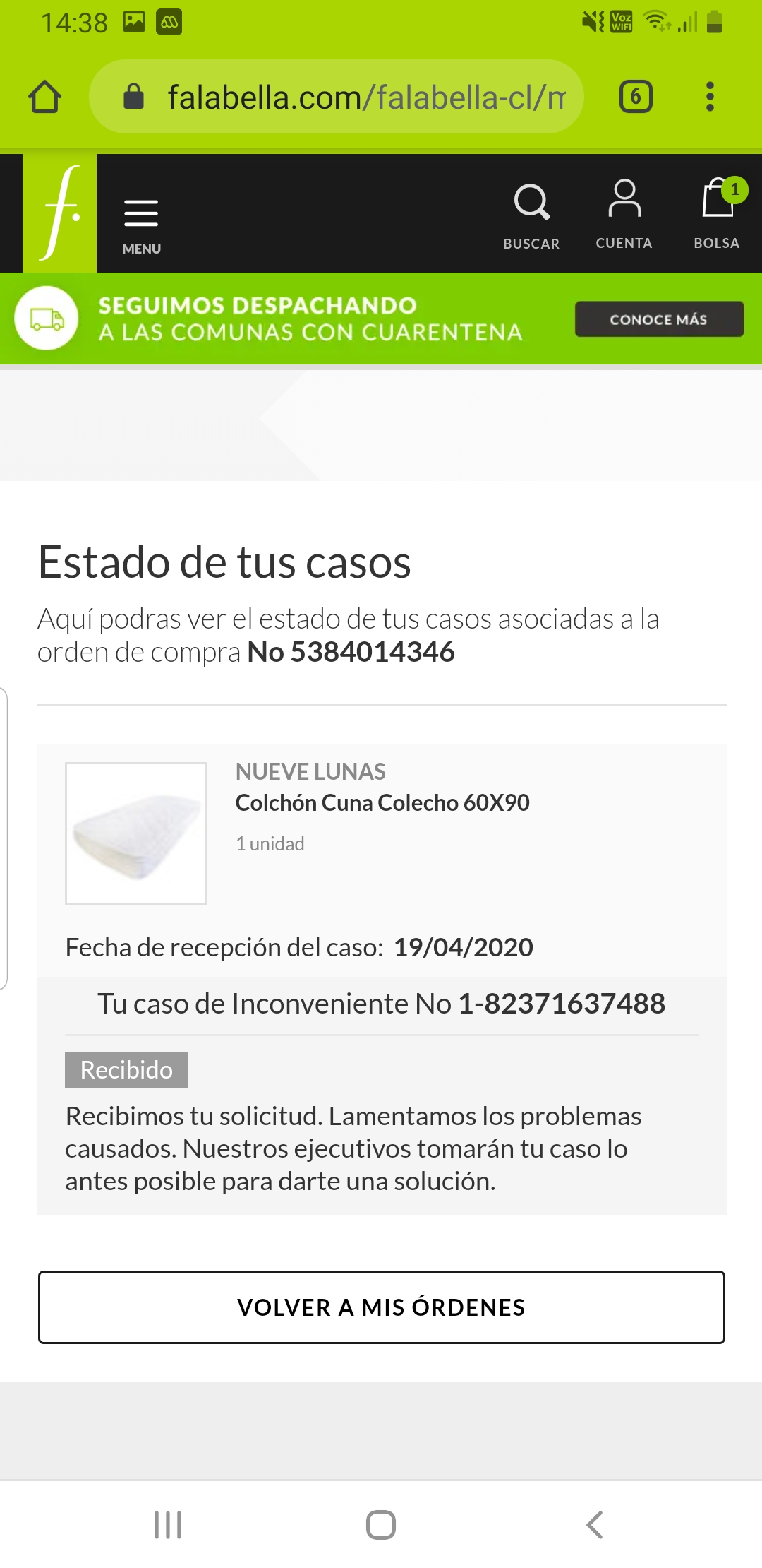 Falabella Despacho A Domicilio Falabella Reclamos Cl